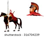 Alexander the great isolated on white illustration