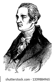 Alexander Hamilton 175557 to 1804 he was an American statesman first United States secretary of the Treasury and one of the founding fathers of the United States vintage 