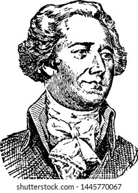 Alexander Hamilton, vintage engraved illustration