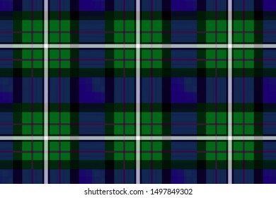 Alexander Tartan. Seamless rectangle pattern for fabric, kilts, skirts, plaids