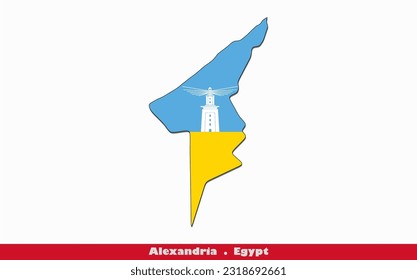 Alexandria Flag - Governorates of Egypt