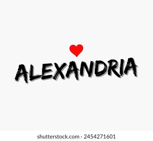 Alexandria text design, vector template, Inspirational and motivational quotes, typography designs: for prints, posters, cards, t shirt, coffee mug hoodies etc. 