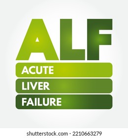 ALF - Acute Liver Failure is a rare critical illness with high mortality whose successful management requires early recognition, acronym text concept background