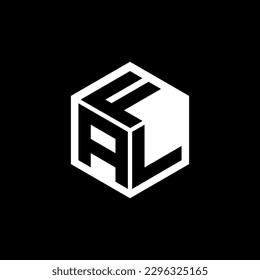 ALF letter logo design in illustration. Vector logo, calligraphy designs for logo, Poster, Invitation, etc.