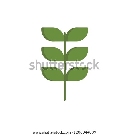 alfalfa icon vector. vegetable icon flat style