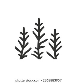 Algae Icon on White Background - Simple Vector Illustration