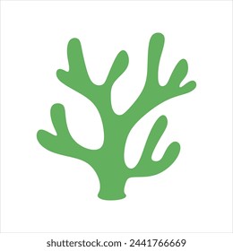 Algae plant abstract vector element