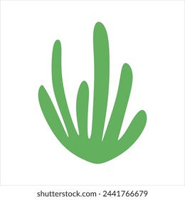 Algae plant abstract vector element