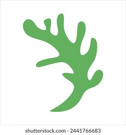 Algae plant abstract vector element
