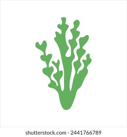 Algae plant abstract vector element