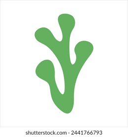 Algae plant abstract vector element