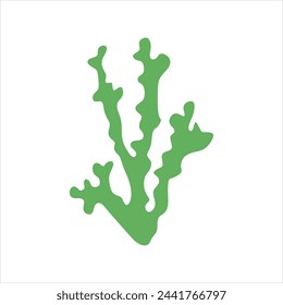Algae plant abstract vector element
