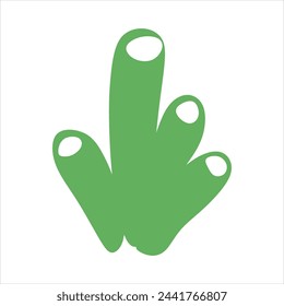 Algae plant abstract vector element