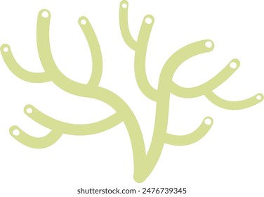 Algae Plant Cartoon Vector Illustration