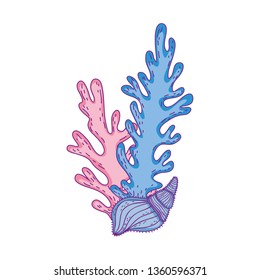 algae seaweed nature icon