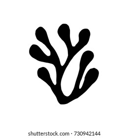 algae vector silhouette