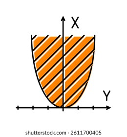 algebra education science color icon vector. algebra education science sign. isolated symbol illustration