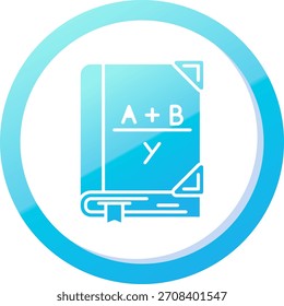 Algebra Linie Vektor Icon Design