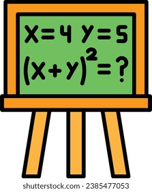 Algebra vector icon. Can be used for printing, mobile and web applications.