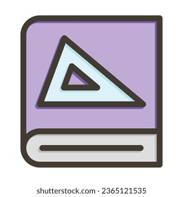 Algebra Vector Thick Line Filled Colors Icon For Personal And Commercial Use.
