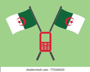 Algeria Emblem Cellphone