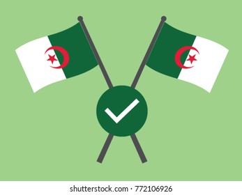 Algeria Emblem Check Verify