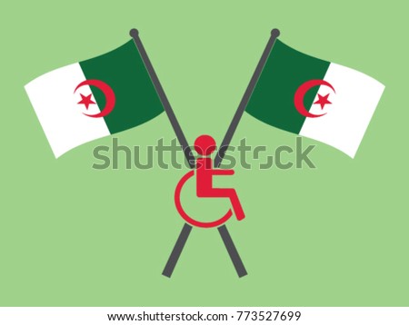 Algeria Emblem Disability