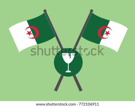 Algeria Emblem Fragile