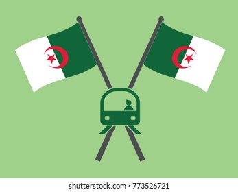 Algeria Emblem Train