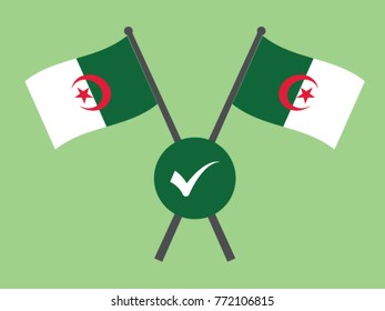 Algeria Emblem Verify