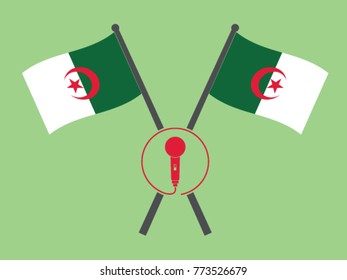 Algeria Emblem Vocal SInger