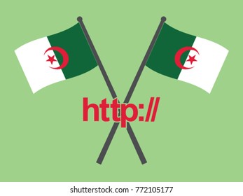 Algeria Emblem Web Domain