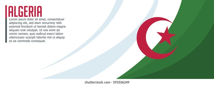 Algeria Flag banner