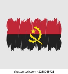 Algeria Flag Brush Vector Illustration