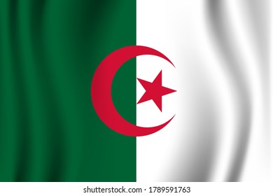 Algeria flag image vector. EPS.file.