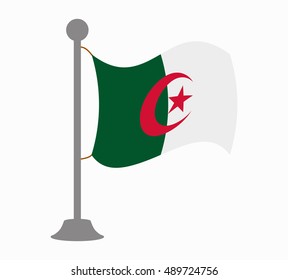 algeria flag mast