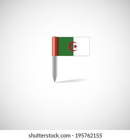 algeria flag pin