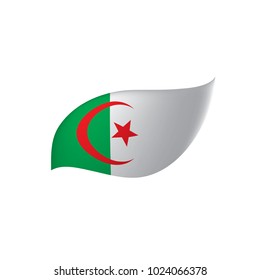 Algeria flag, vector illustration