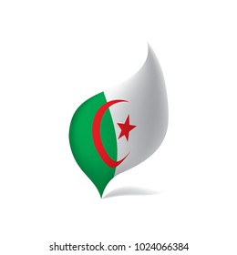 Algeria flag, vector illustration
