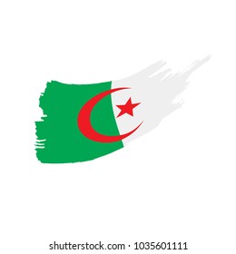 Algeria flag, vector illustration