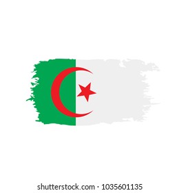 Algeria flag, vector illustration