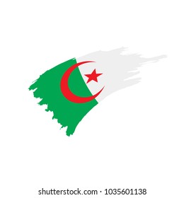 Algeria flag, vector illustration