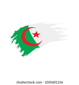 Algeria flag, vector illustration