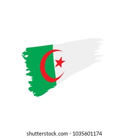 Algeria flag, vector illustration