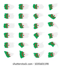 Algeria flag, vector illustration