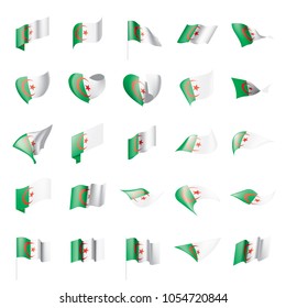 Algeria flag, vector illustration