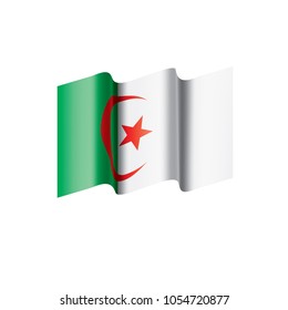 Algeria flag, vector illustration