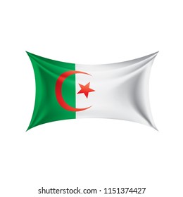 Algeria flag, vector illustration