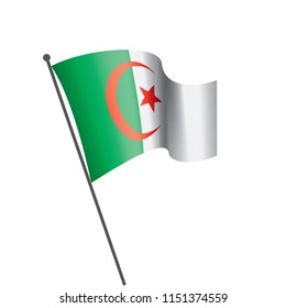 Algeria flag, vector illustration