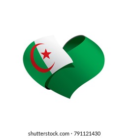 Algeria flag, vector illustration